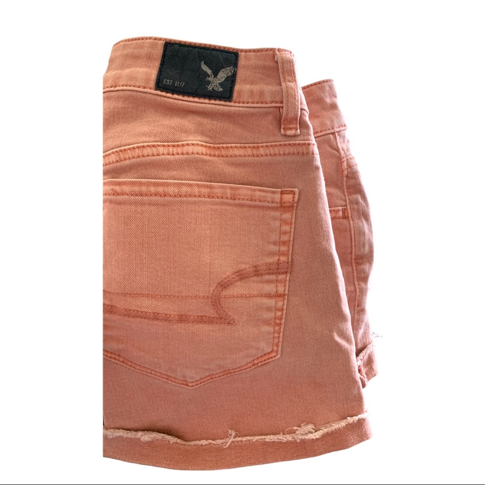 American Eagle super super stretch pink shorts